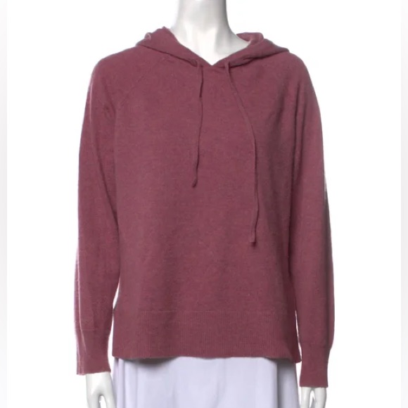 Elegant Mauve Hooded Sweater